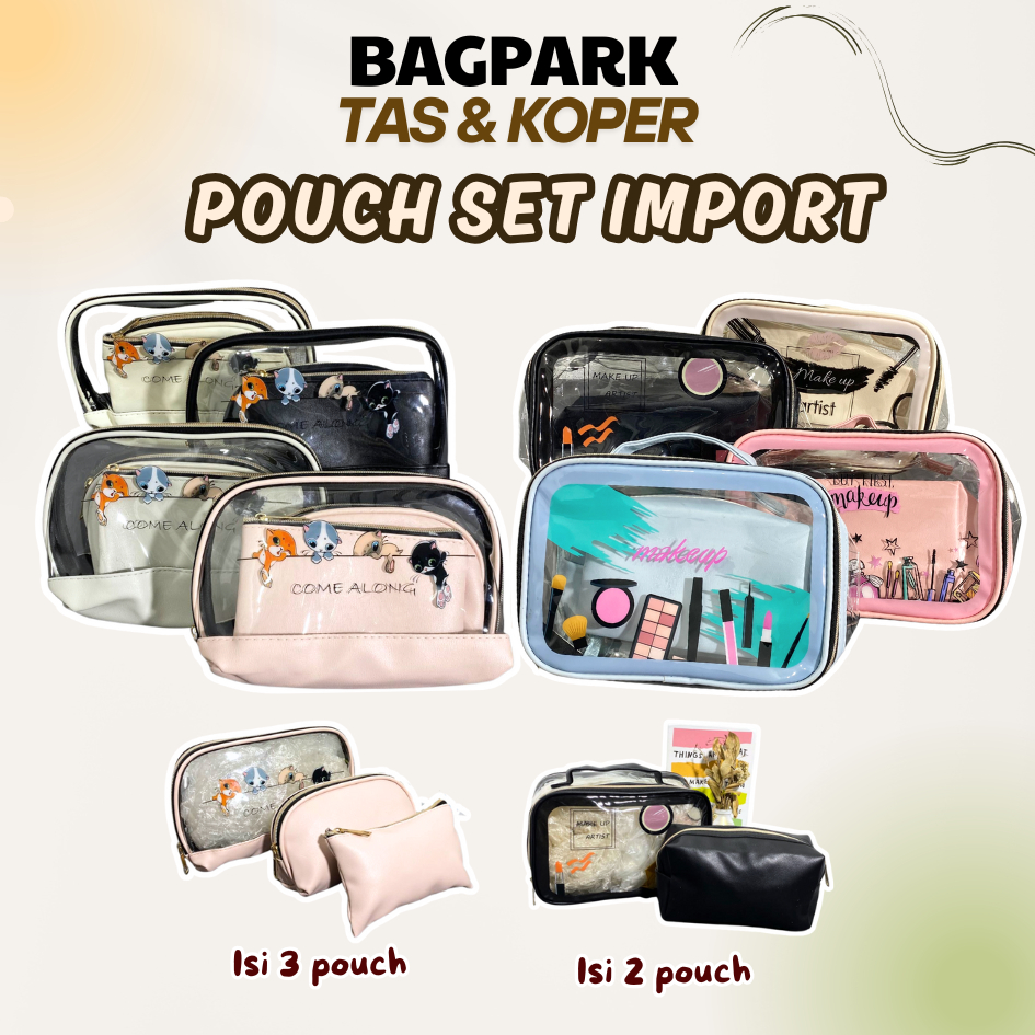 Tas Make Up Pouch Kosmetik Korea Pouch Set Alat Perlengkapan Make Up Travelmate Tas Kosmetik Pouch K