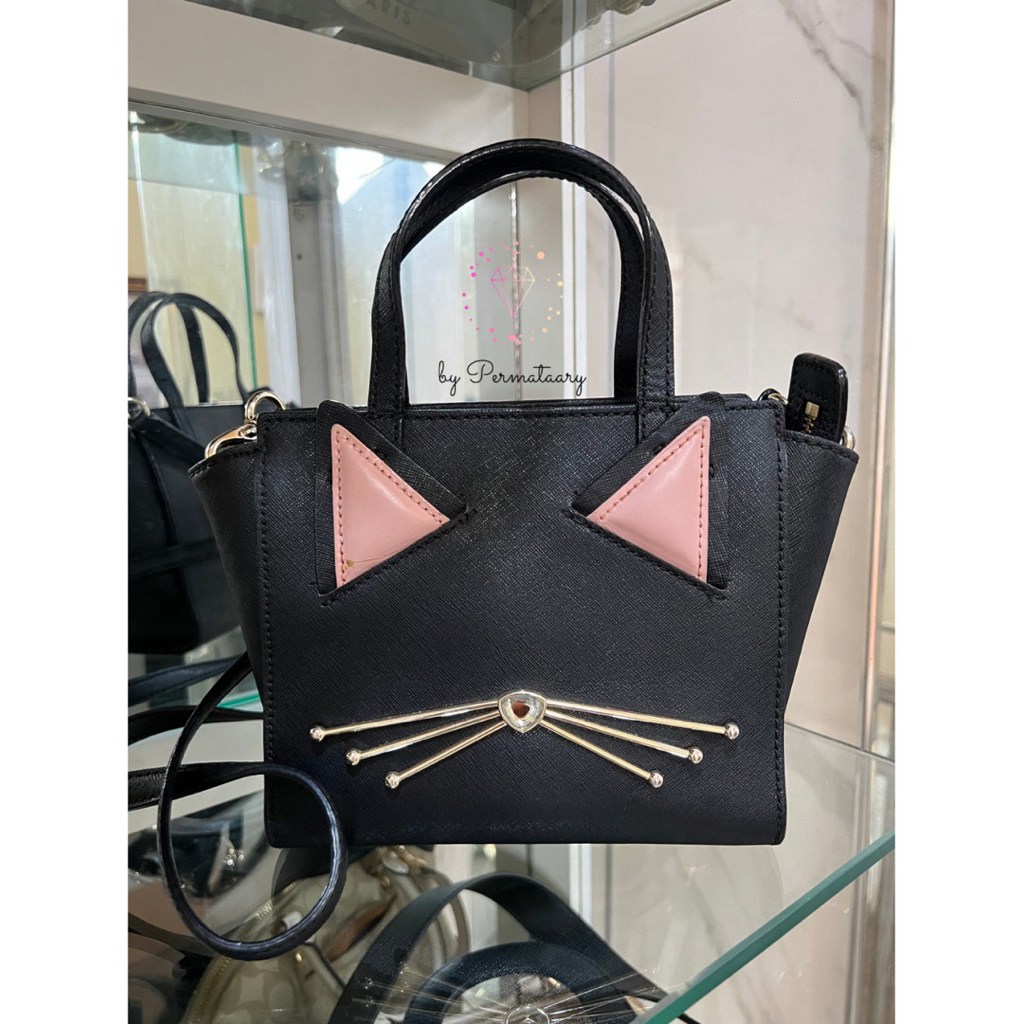 KATE SPADE Mini Hayden Cat Black (Preloved) ORIGINAL 100%