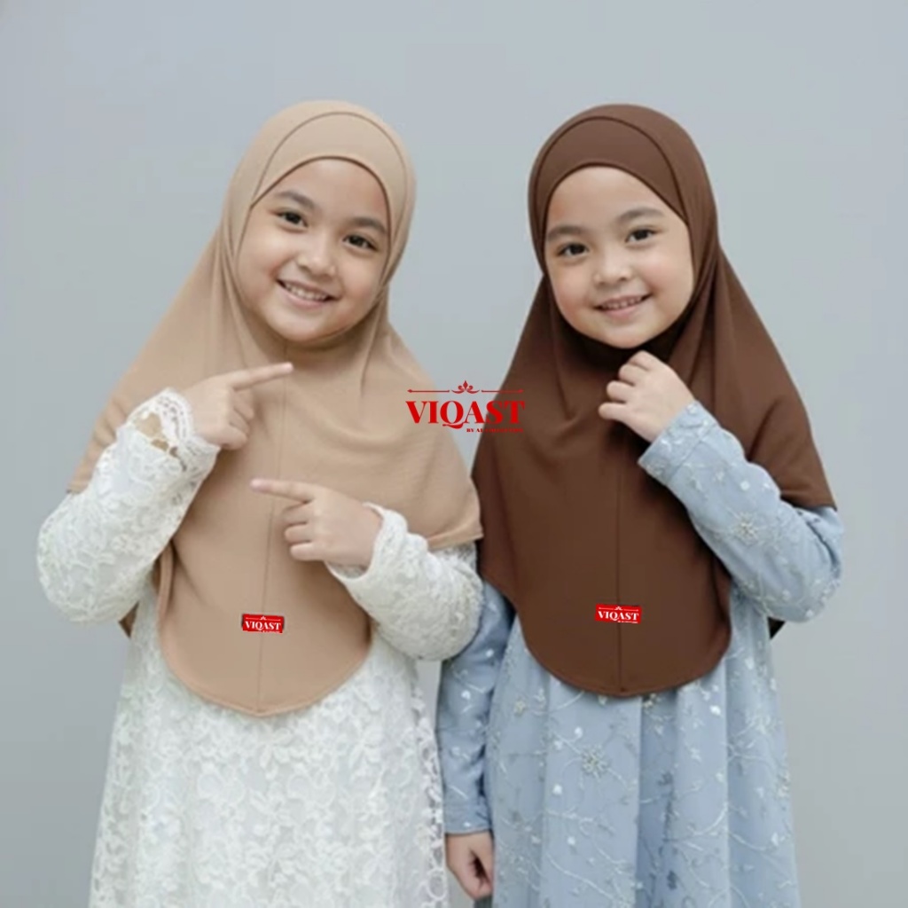 Jilbab Instan Bergo Anak Soft Pad Zeeva Usia 1-10 Tahun Bahan Jersey Kerudung Bayi Hijab Nonpet