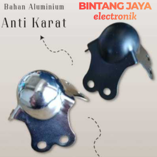 CORNER HITAM DAN SILVER CHROME KECIL / SIKU POJOK BENJOL HARDCASE /  SIKU ALUMINIUM HARDCASE