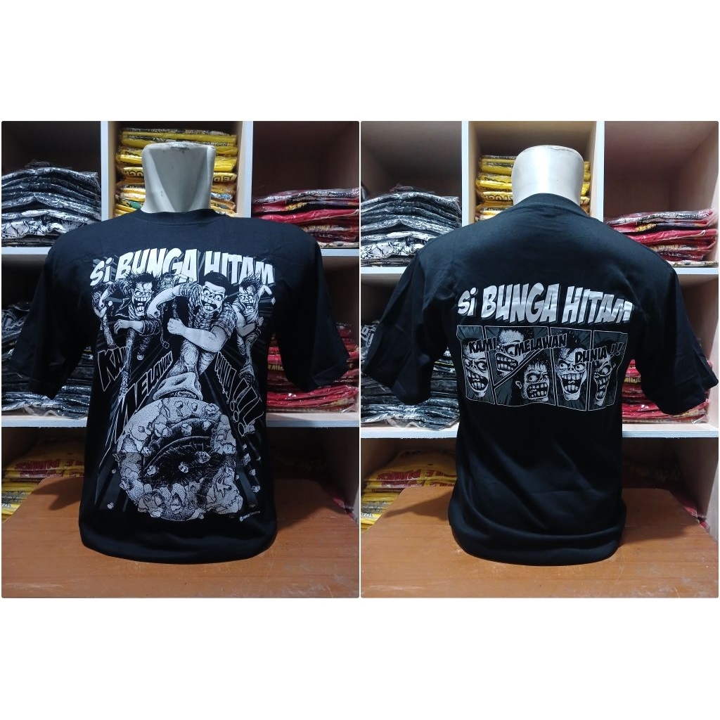 KAOS BAND PUNK ROCK Si BUNGA HITAM
