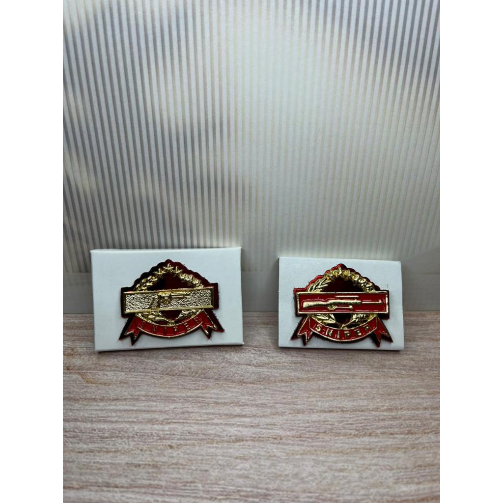 Brivet/Brevet Sniper - Wing Sniper panjang&pendek - Pin Sniper