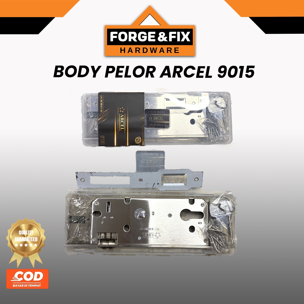 ARCEL Body Pelor Kunci Pintu Rumah Besar Stainless Set 9015