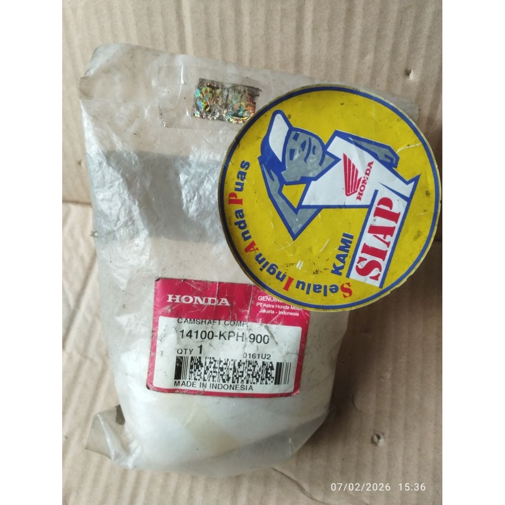 14100-KPH-900 Noken as camshaft honda kirana karisma x 125 karisma 125 d original ahm