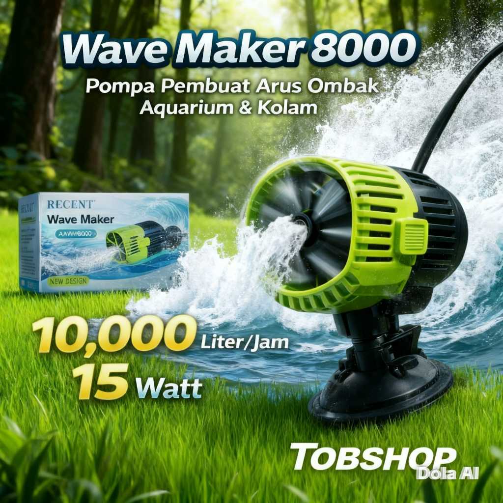 RECENT AAWM 8000 - Wave Maker Pompa Pembuat Arus Ombak Aquarium Kolam