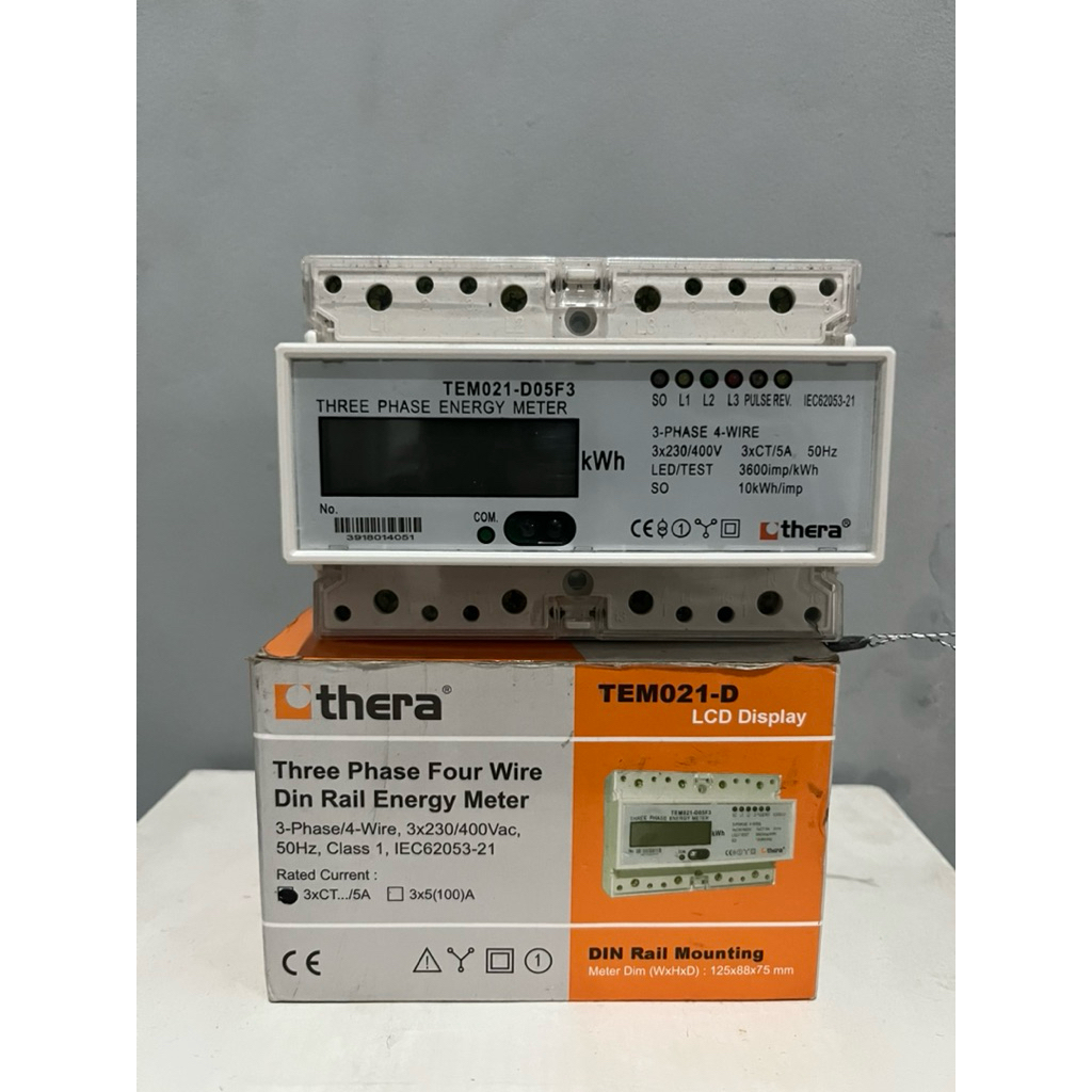 Thera kWh METER DIGITAL/ Three Phase Energy Meter/TEM021-D05F3