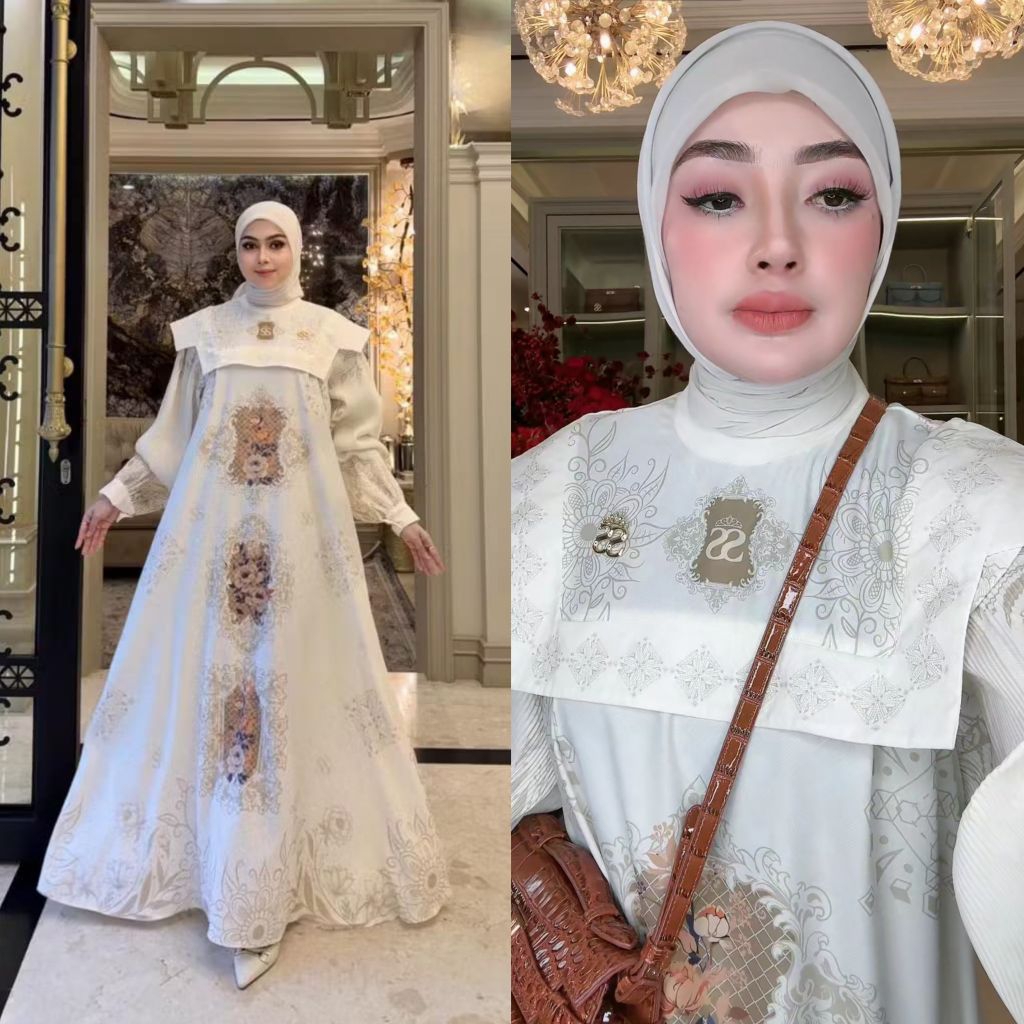 SHELLASAUKIA ORIGINAL DIJAMIN ORI 100%  By SHELLASAUKIA GAMIS SHELLASAUKIA TERBARU DRESS SHELLASAUKI