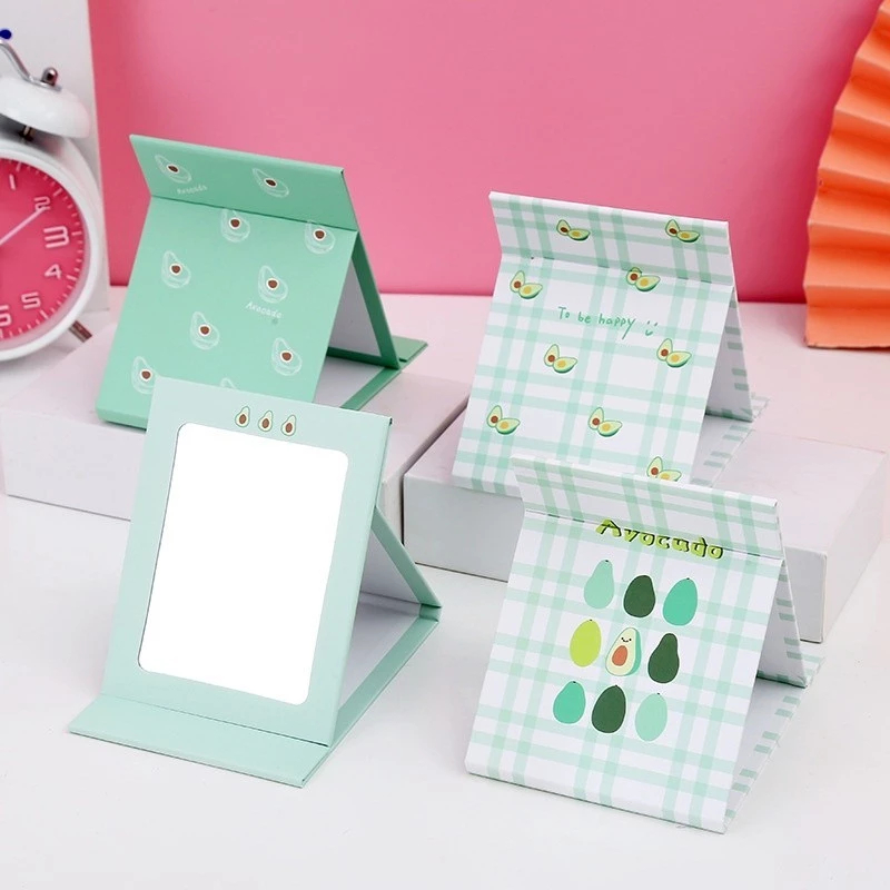 Cermin Rias Lipat Model Buku Motif Lucu dan Unik - Kecil / Cermin BUKU Model Lipat Portable Kaca