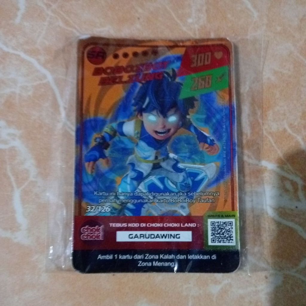 kartu Boboiboy beliung