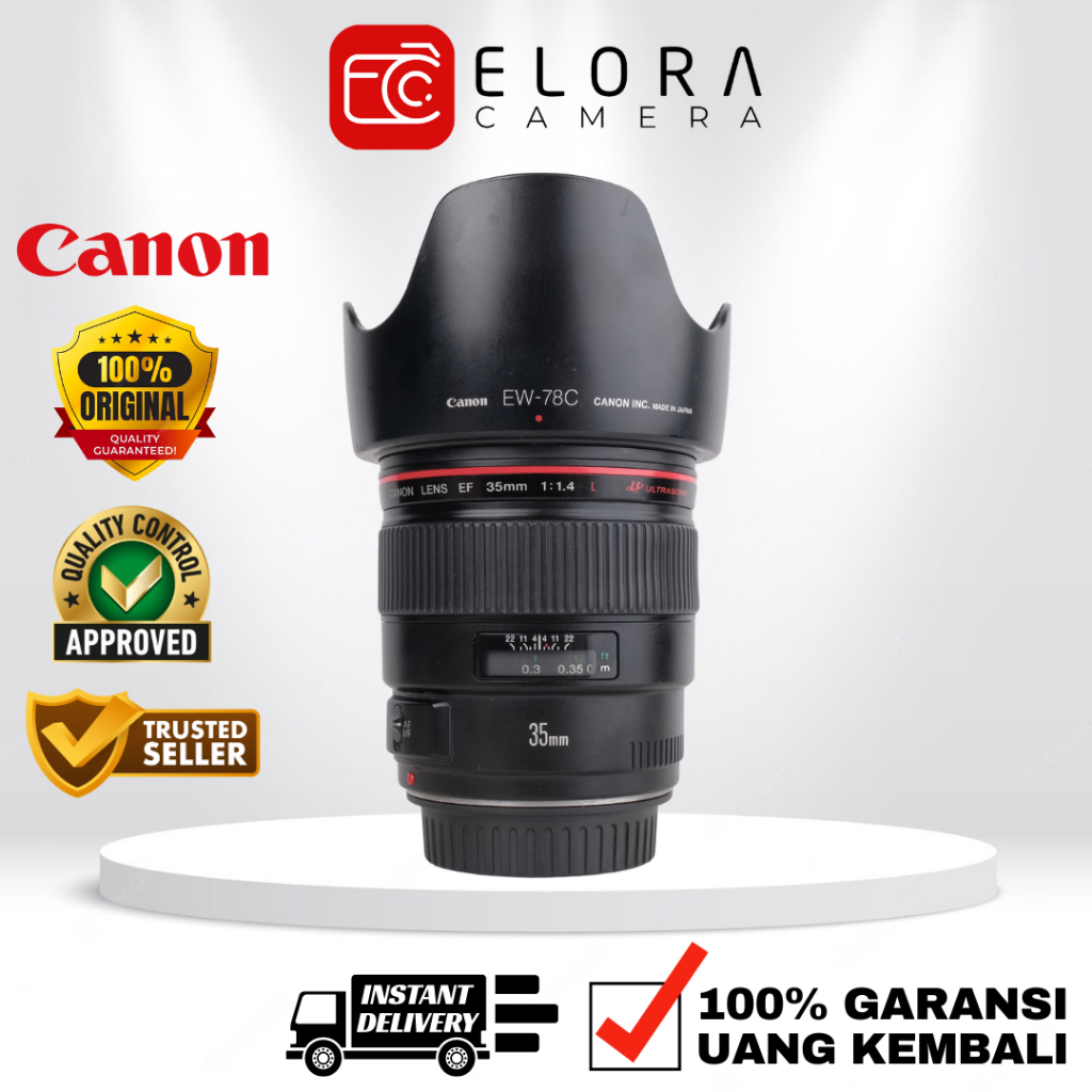 Canon EF 35mm F1.4 L USM / Lensa Canon EF 35 mm F 1.4 L USM