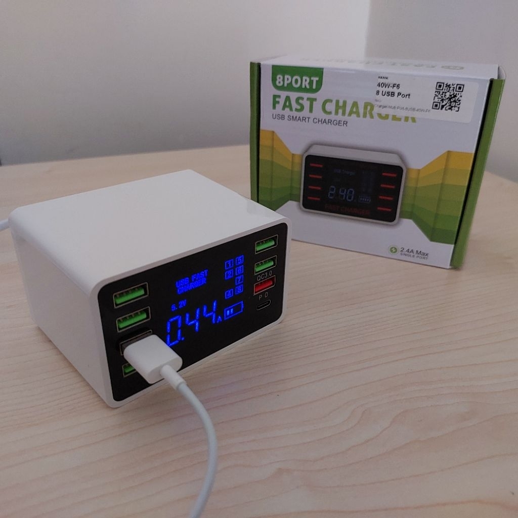 amino 8 usb port multi port charger