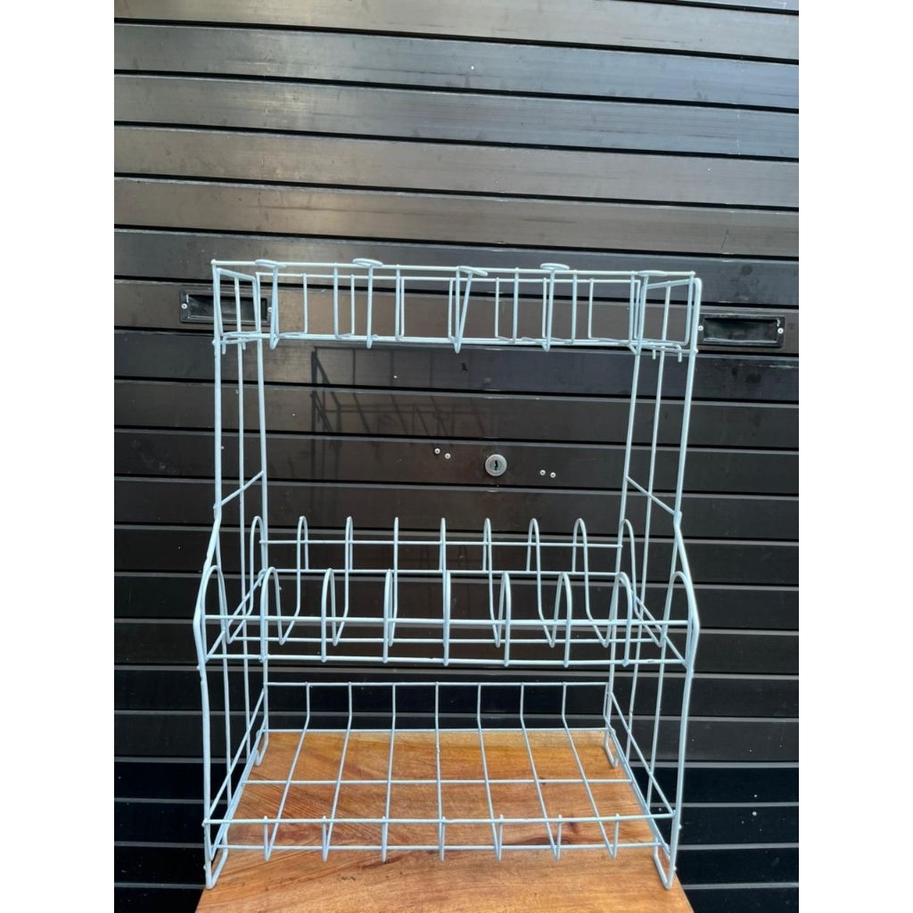 Rak piring susun 3 rak piring meja rak dinding RPL 03