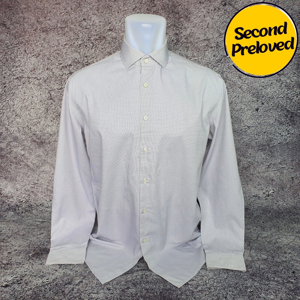 Baju Kemeja Panjang G2000 MEN - Size XXL / Lebar 58 cm - Original - Second