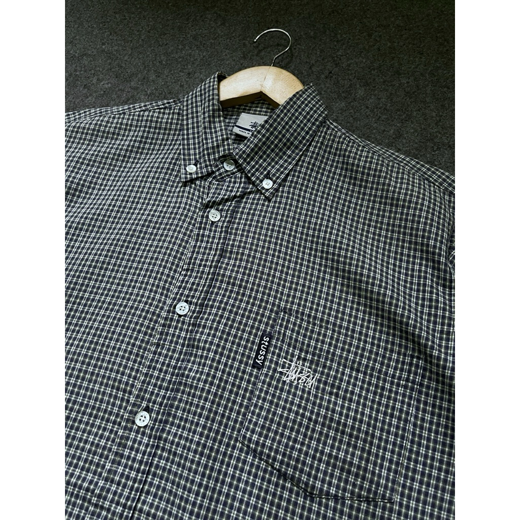 Vintage 00s Stussy Plaid Shirt