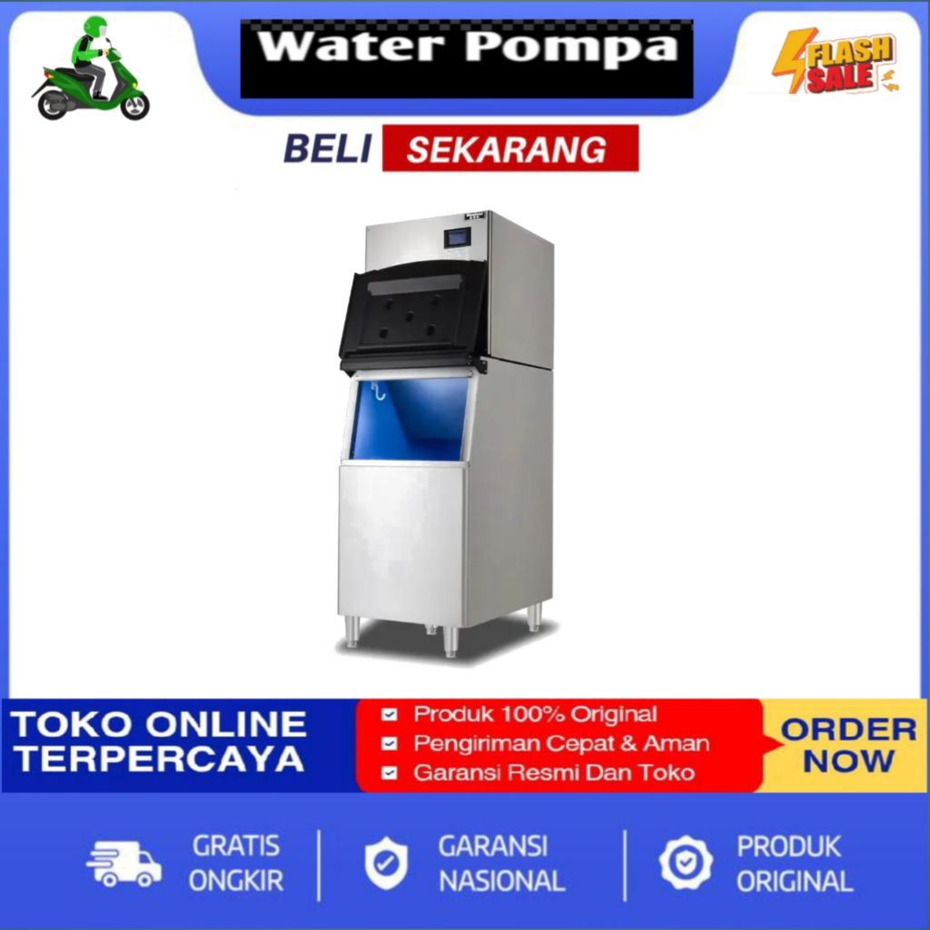 HICON Mesin Es Batu Kristal 350KG/24 JAM Kapasitas Besar HZB-350