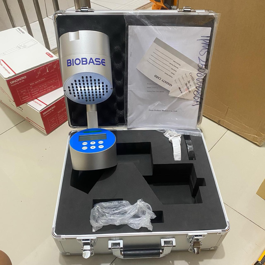 Biobase PMS-01 Portable Microbial Air Sampler High Volume Biological Air Sampler for lab Udara