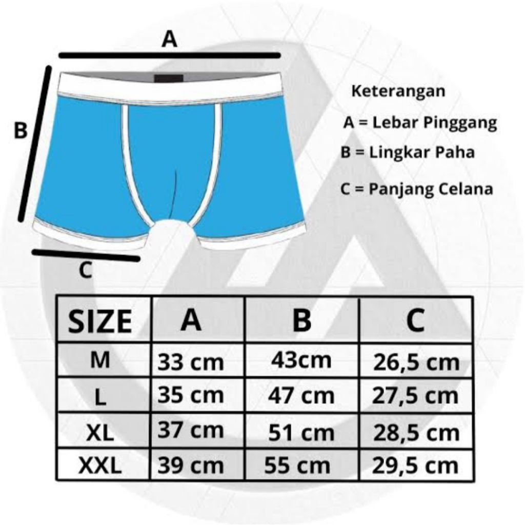 Terlaris~Harga Promo~Celana Dalam Pria Dewasa Underwer Premium Boxers CD Pria Ukuran M-XXL.