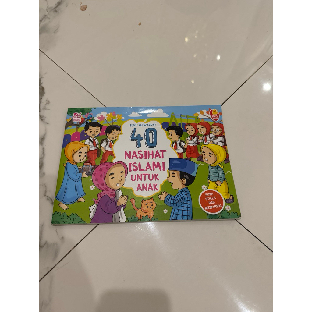 Buku mewarnai anak nasihat islami