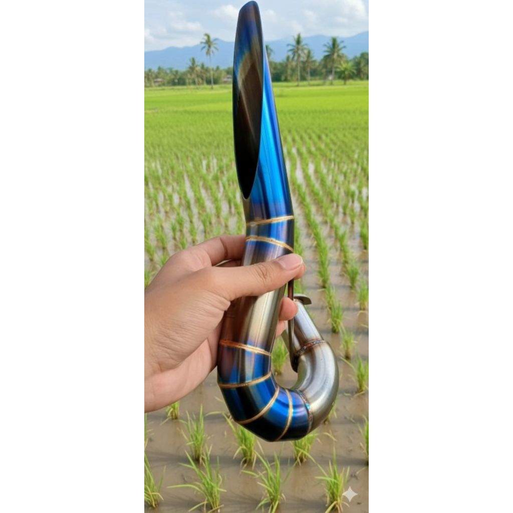 Knalpot Racing mesin sprayer tu26 / Knalpot modifikasi mesin semprot mesin 2 tak / Knalpot Racing me