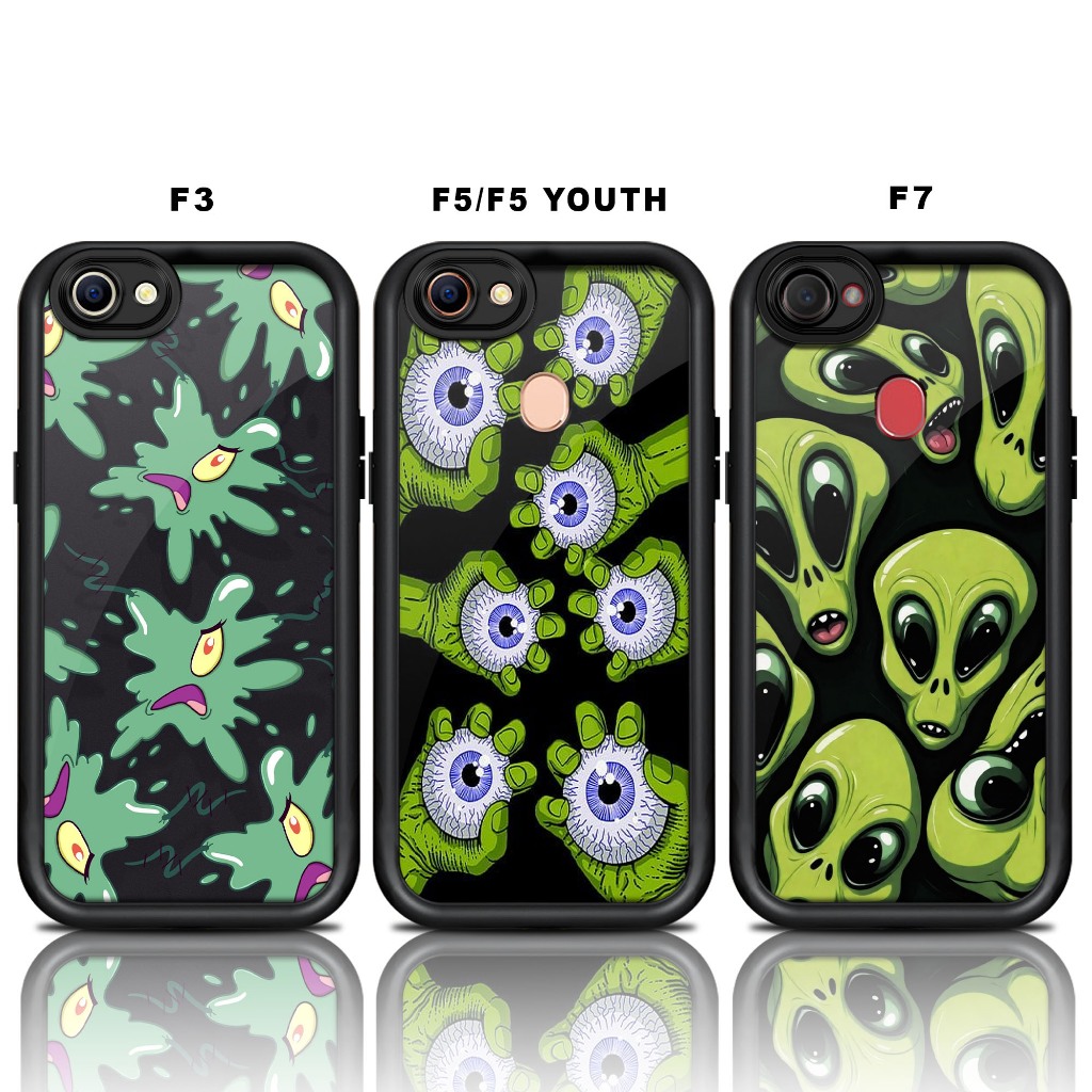 Softcase glossy OPPO F3 F5 F5 YOUTH F7 Casing Case Hp Silikon Protek kamera ZOMBIE