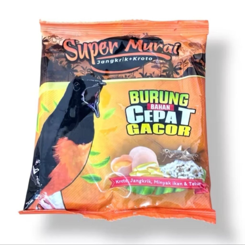 VOER SUPER MURAI PENGGACOR BURUNG KICAU MURAI CUCAK PRENJAK POKSAY WAMBI