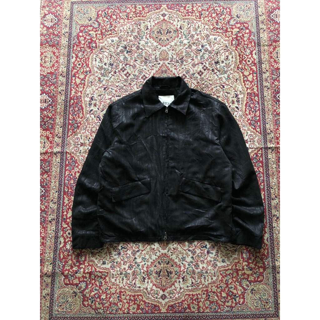 Beslow standard loose fit short zipper up work jacket H937