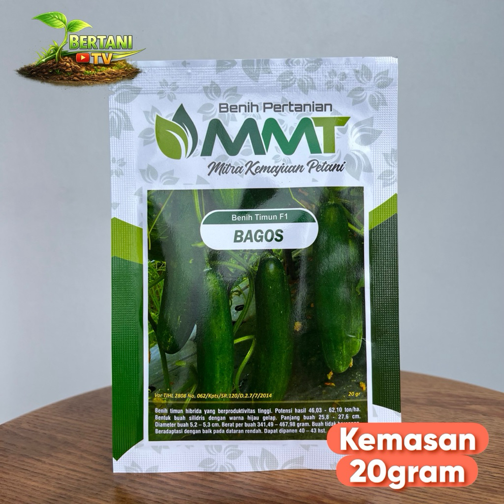Timun bagos 20 gr, Beli Benih Timun F1 BAGOS MMT SEED 20 Gram - Bibit Timun BAGOS BAGUS Ketimun Ment