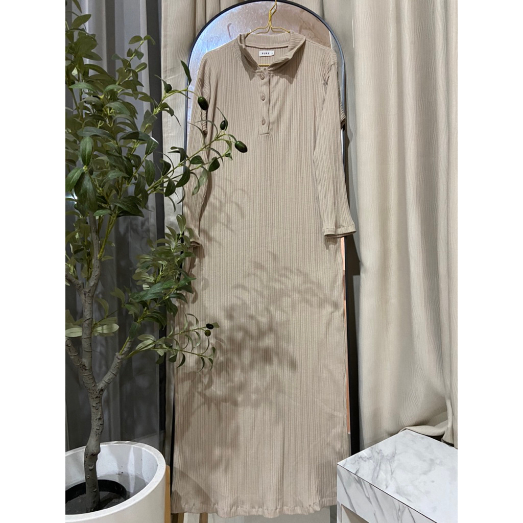 preloved long dress knit “pure”