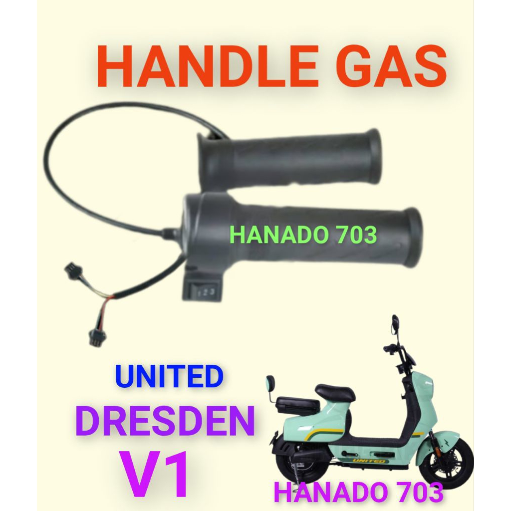 handle gas sepeda listrik united Dresden V1 throttle gas sepeda listrik united Dresden v1