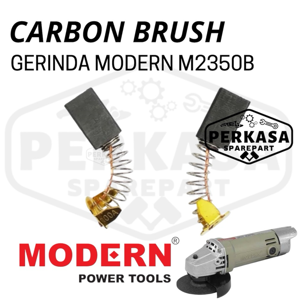 Sparepart Brostel For Mesin Gerinda Modern M-2350B / Carbon Brush Gurinda Grinda M2350B / Coal Kul B