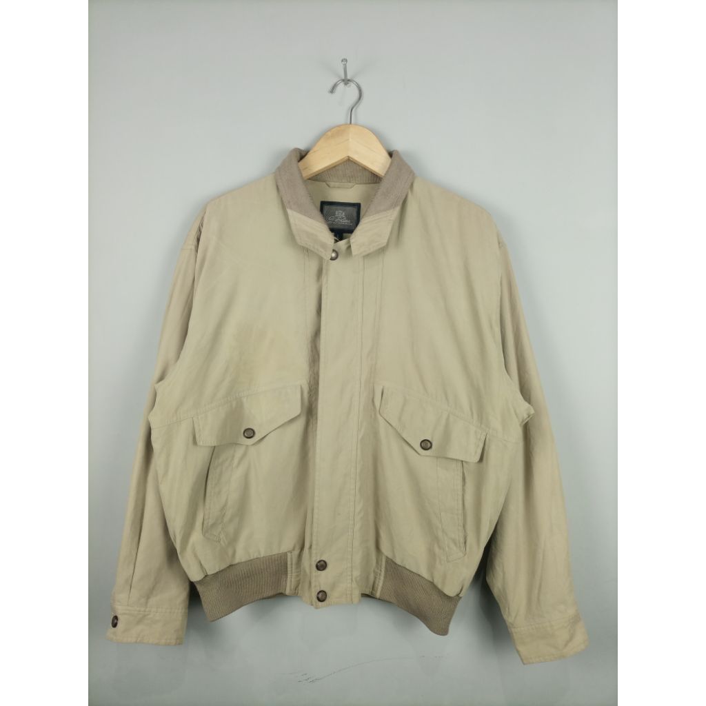 Jaket G'Selina Horington Vintage Original_Coklat Khaki_Size L Boxy