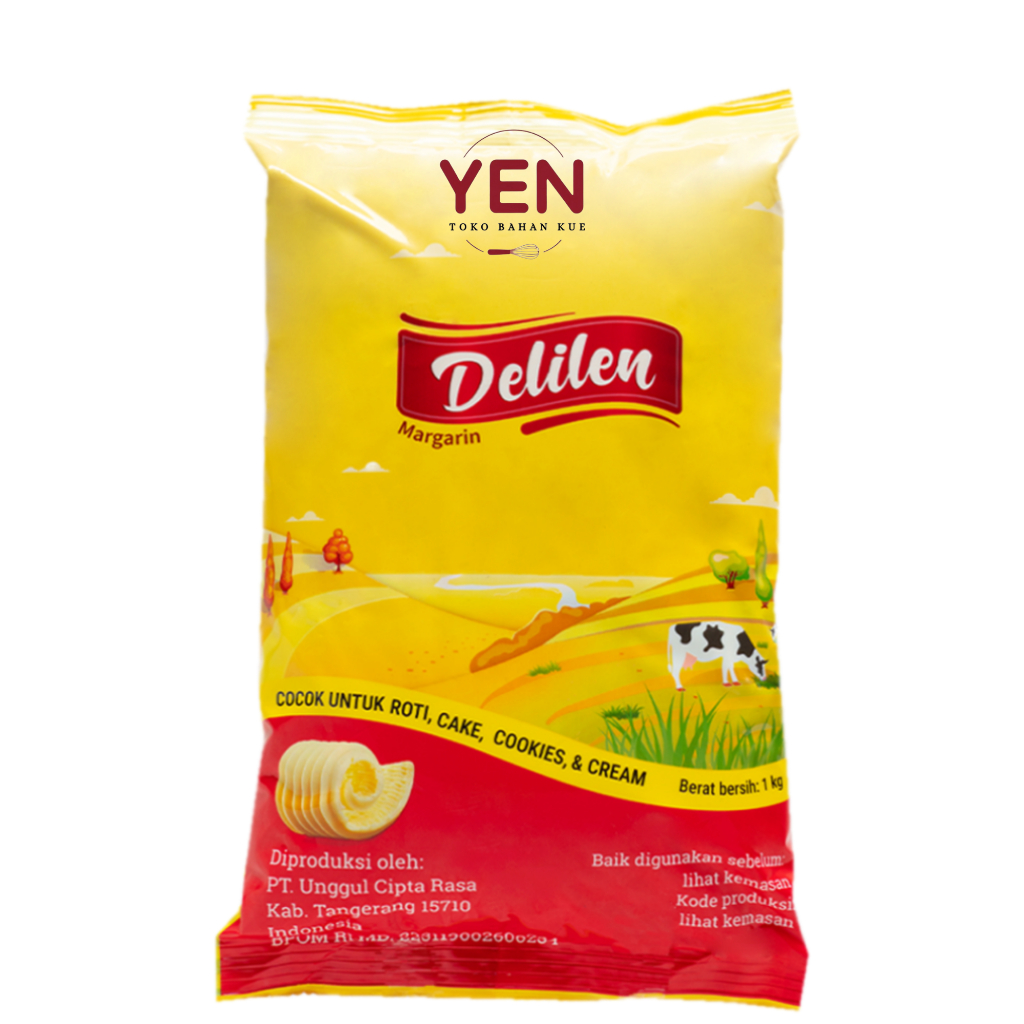 Margarine Delilen 1kg / Margarine/Mentega Delilen 1kg / Butter Replacer
