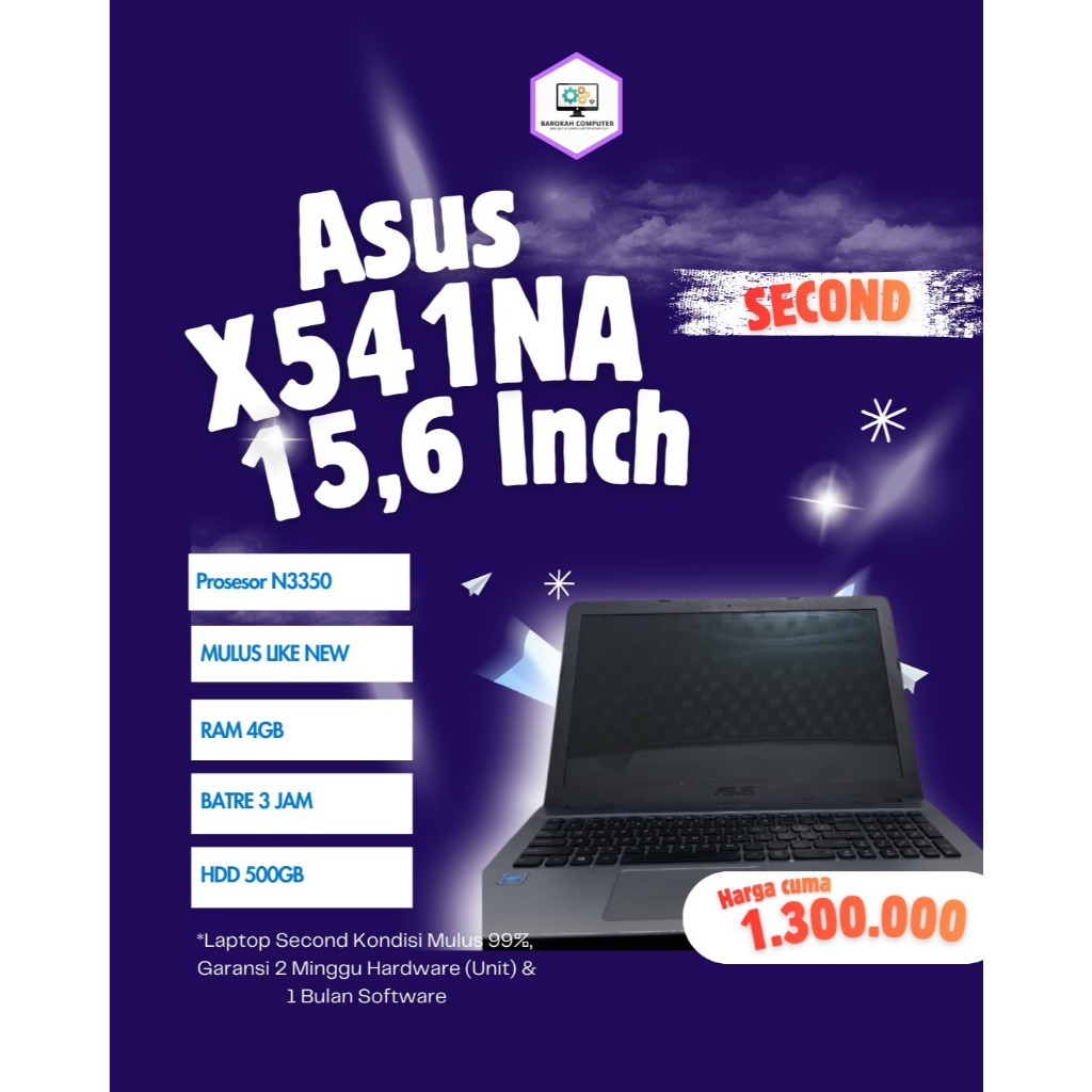 Asus X541NA Celeron N3350