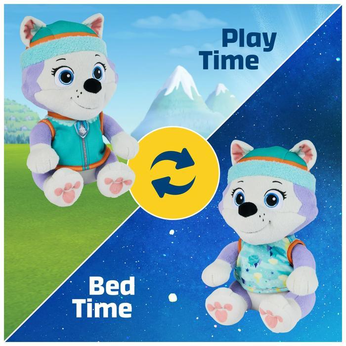 PAW Patrol Bedtime Plush Everest with Reversible Outfit