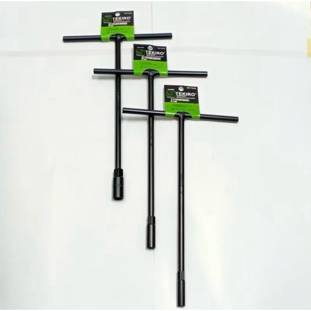TEKIRO Kunci Sok T Paket 3 pcs Kunci Sok T 8mm 10 mm 12mm Kunci Sok Sock Shock T Stang kunci Sok Kun