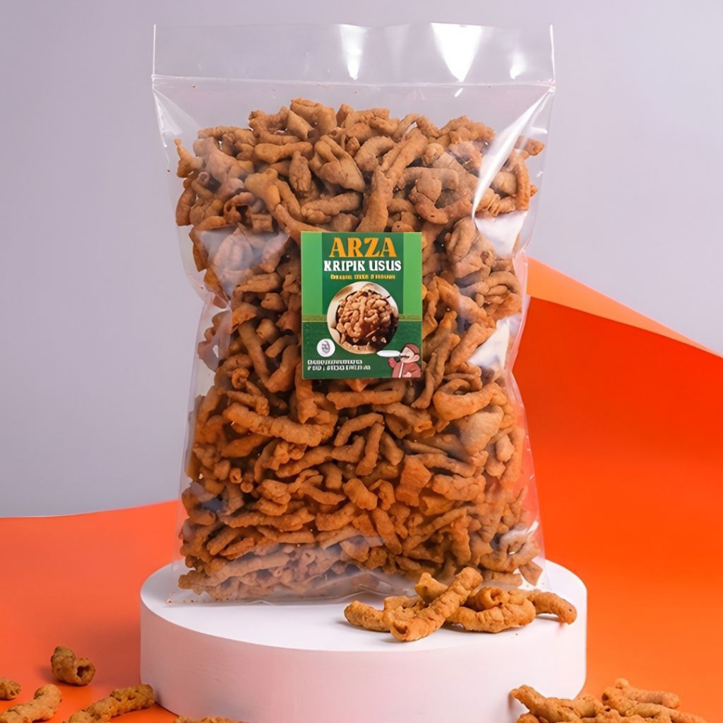 kripik usus ayam crispy pedas 1kg