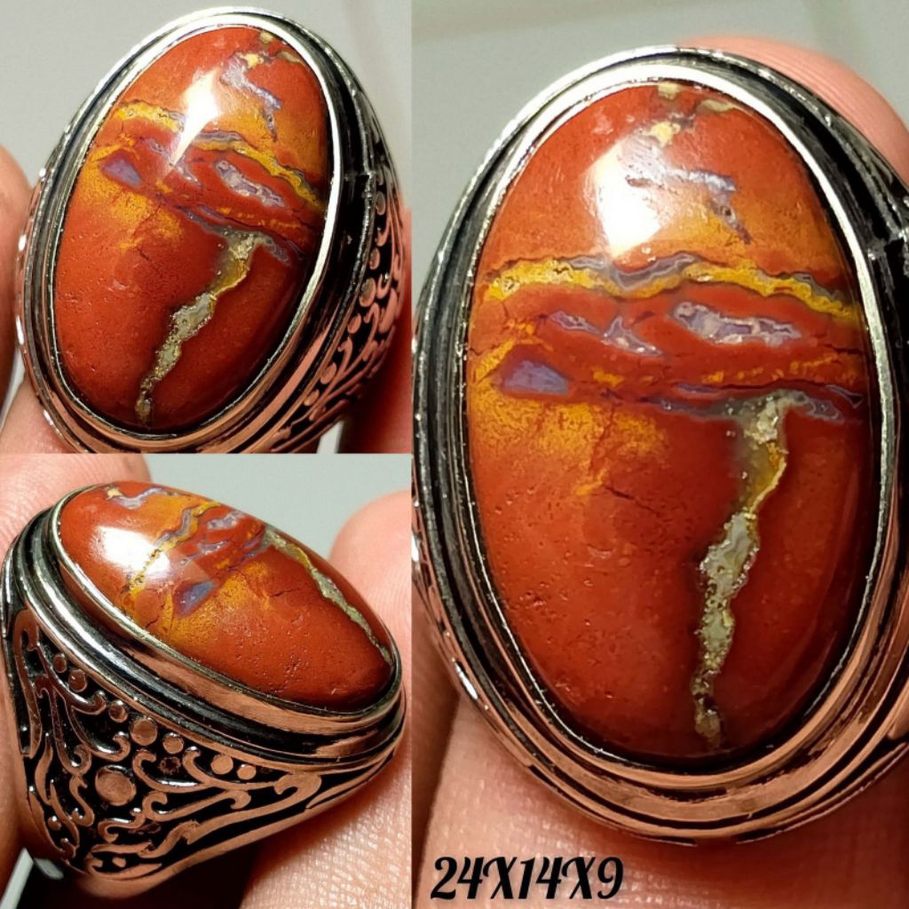 BATU AKIK JASPER ATI AYAM