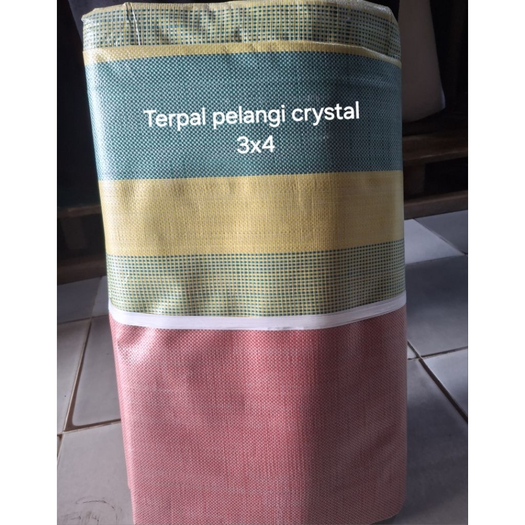 Terpal pelangi & Terpal A20 hijau