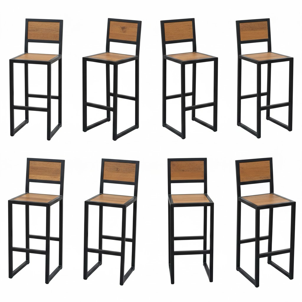 kursi cafe - Kursi cafe/Kursi Bar Dengan Sandaran Minimalis