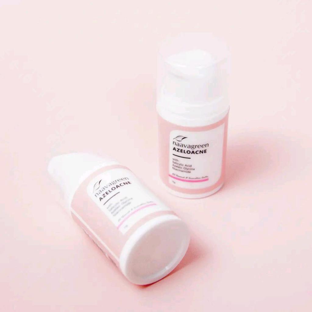 Naavagreen Azeloacne Acne Serum – Serum Wajah Untuk Kulit Berjerawat, Menenangkan & Mencerahkan
