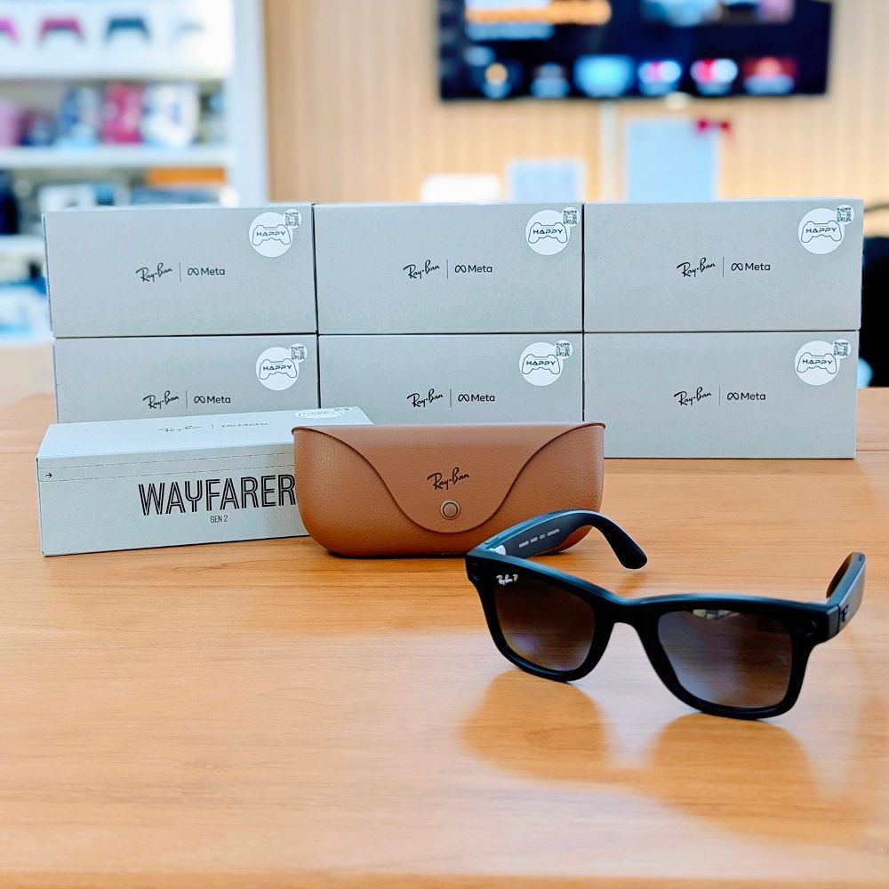 Ray-Ban Meta Wayfarer AI Glasses and Sunglasses Gen 2 RayBan Headliner Shiny Black Graphite Green