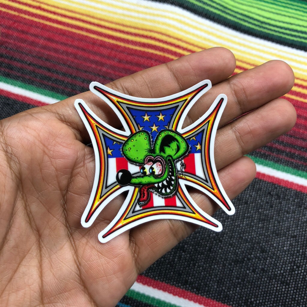 Sticker Ratfink Independent Amerika