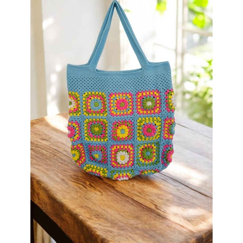 Tas Rajut Mimi Bag Tas Rajut Granny Square