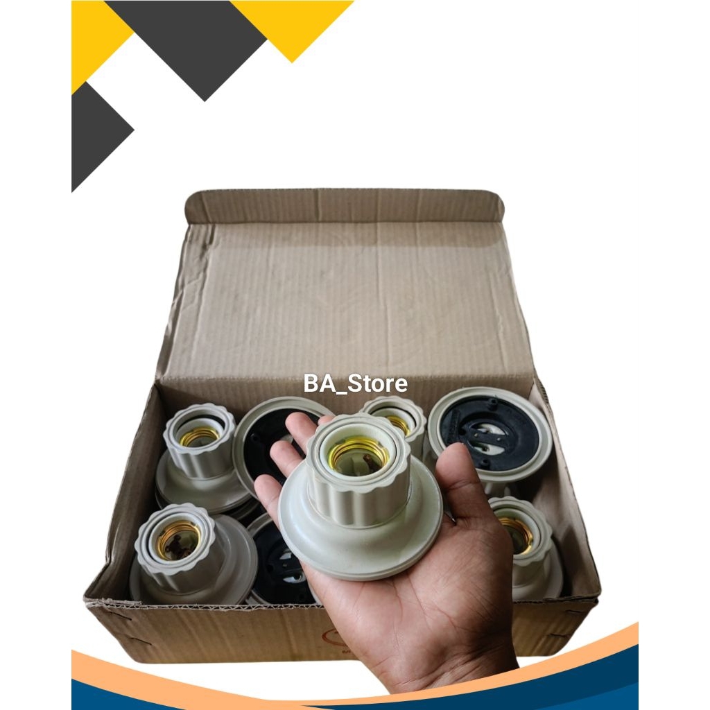 Fitting/Fiting/Piting Lampu Plafon Tempel Keramik