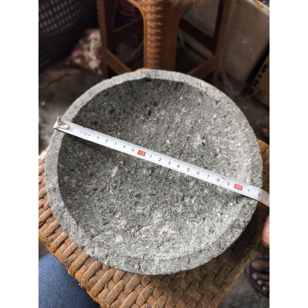 Cobek Coet Batu Asli Tradisional