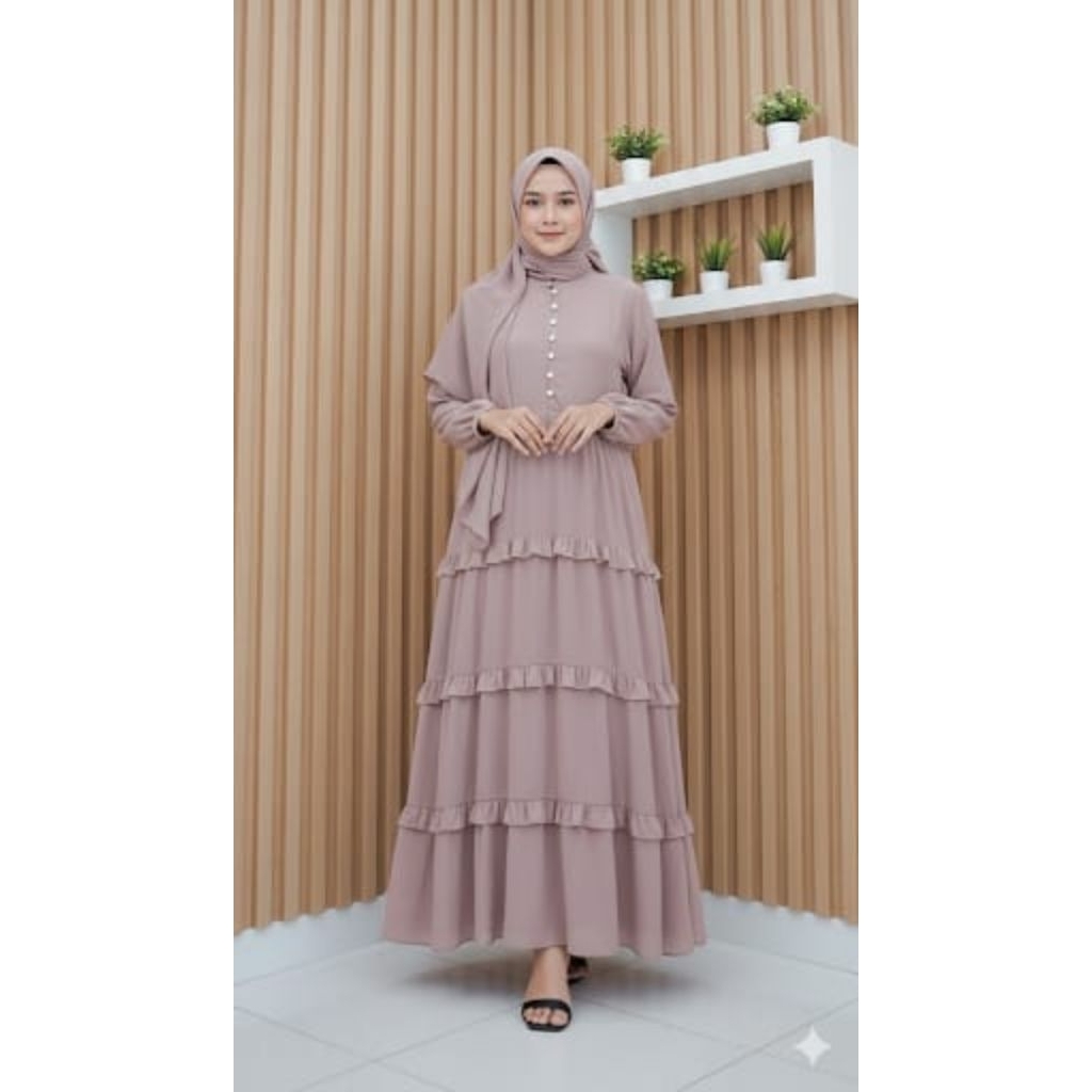 Gamis set hijab The violetas