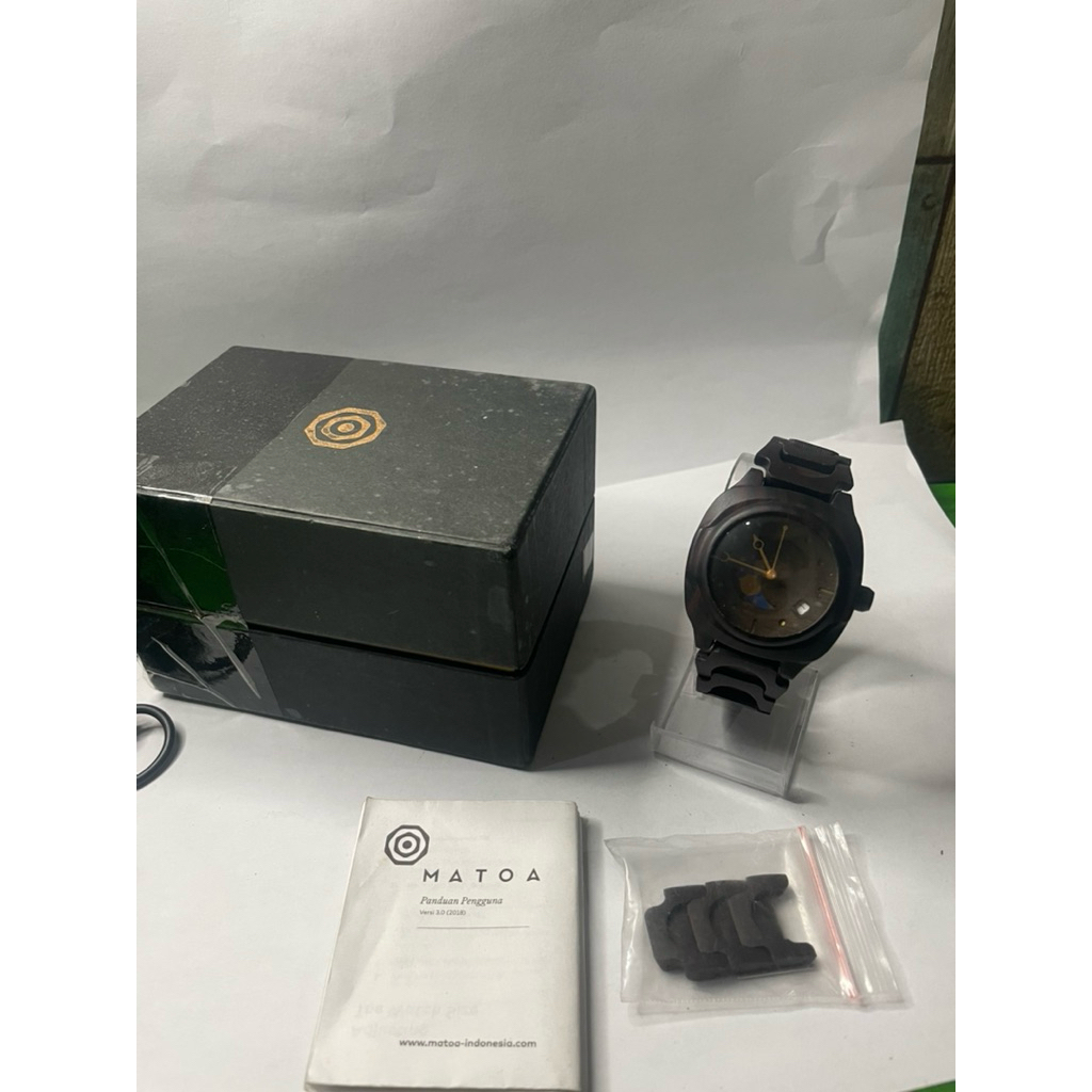 jam tangan matoa kayu rantai