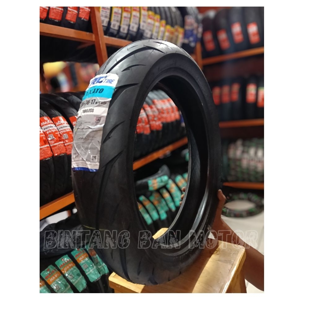 IRC BAN MOTOR RING 17 Tubeless dengan gratis Pentil Tubeless