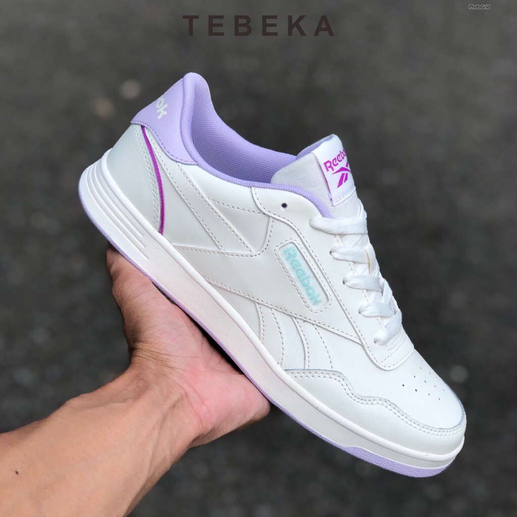 Reebok Classic Club Court Advance Leather Women's Chalk White Purple Original