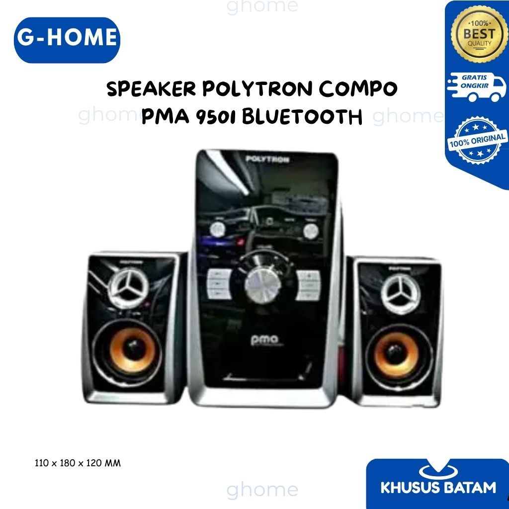 SPEAKER POLYTRON COMPO PMA 9501 BLUETOOTH